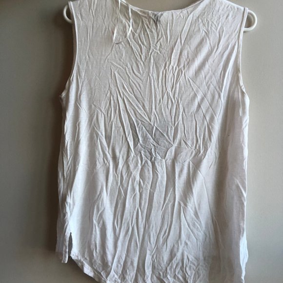 White Heart Tank Top - US 6 - Picture 2 of 3